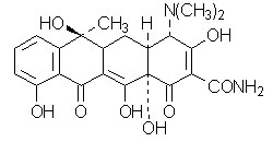 Structure of tetracycline